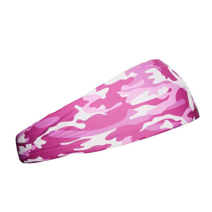 Pink Camo Breast Cancer Headband - Grit Grind Strength