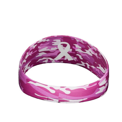 Pink Camo Breast Cancer Headband - Grit Grind Strength