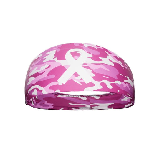 Pink Camo Breast Cancer Headband - Grit Grind Strength