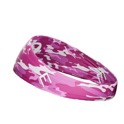 Pink Camo Breast Cancer Headband - Grit Grind Strength