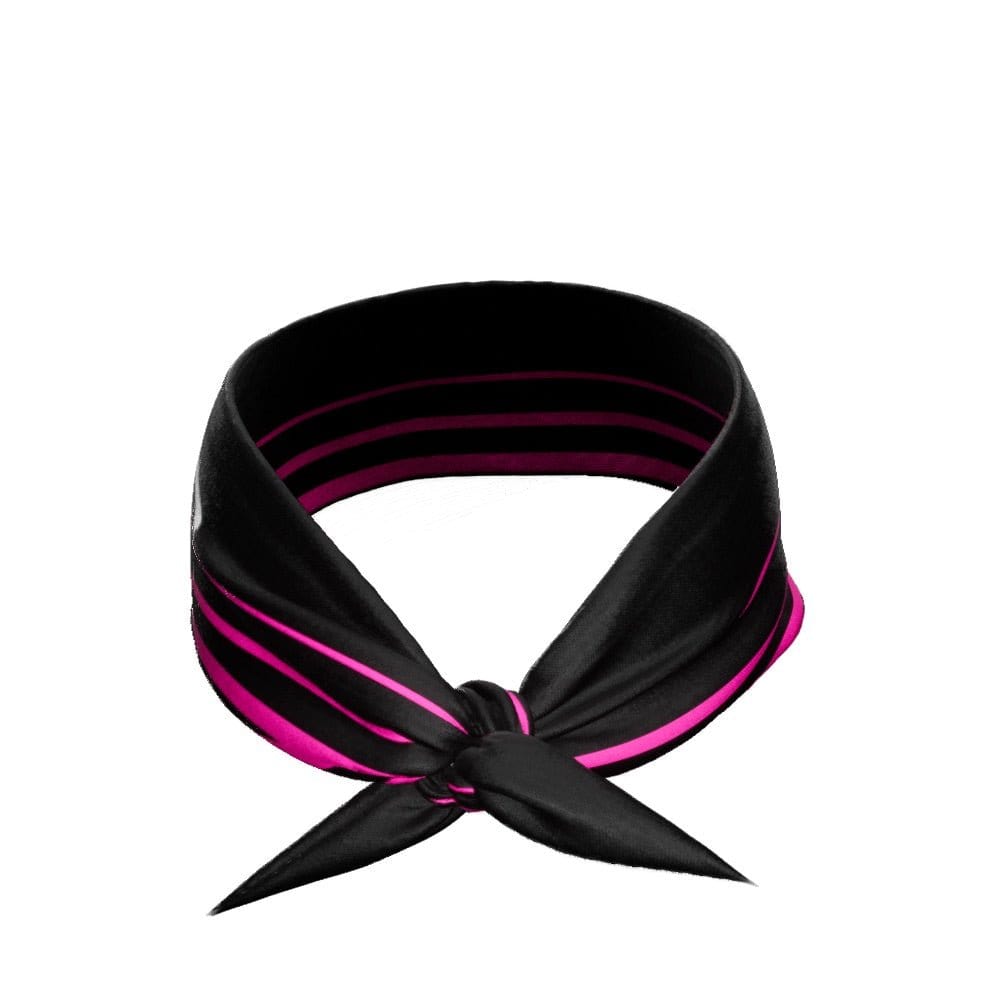 Pink Crossbar Tie Headband - Grit Grind Strength