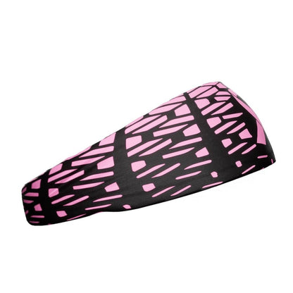 Pink Honeycomb Breast Cancer Headband - Grit Grind Strength
