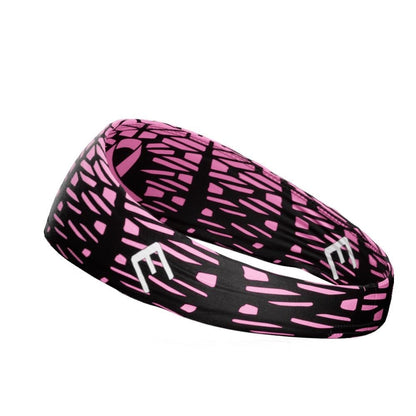 Pink Honeycomb Breast Cancer Headband - Grit Grind Strength