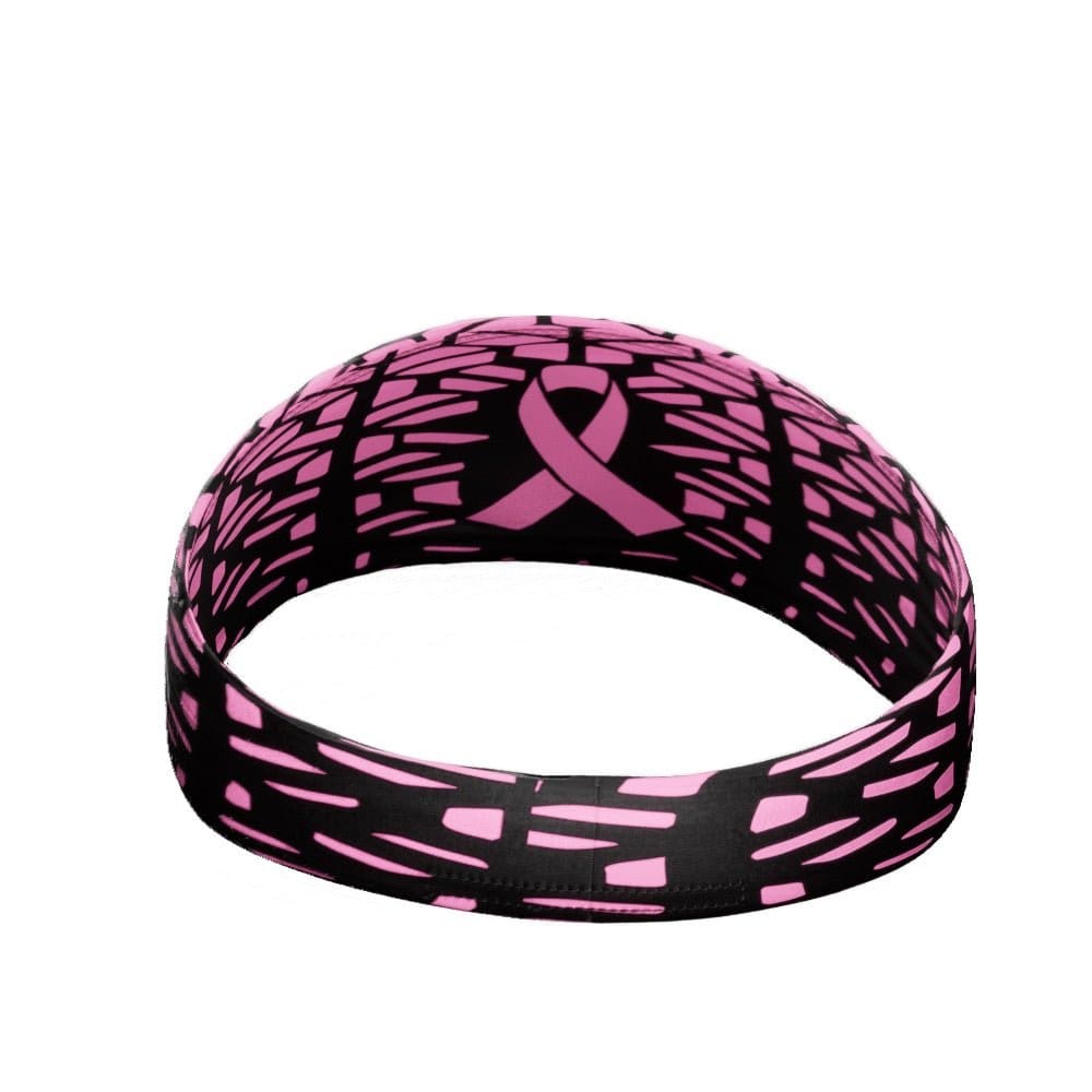 Pink Honeycomb Breast Cancer Headband - Grit Grind Strength