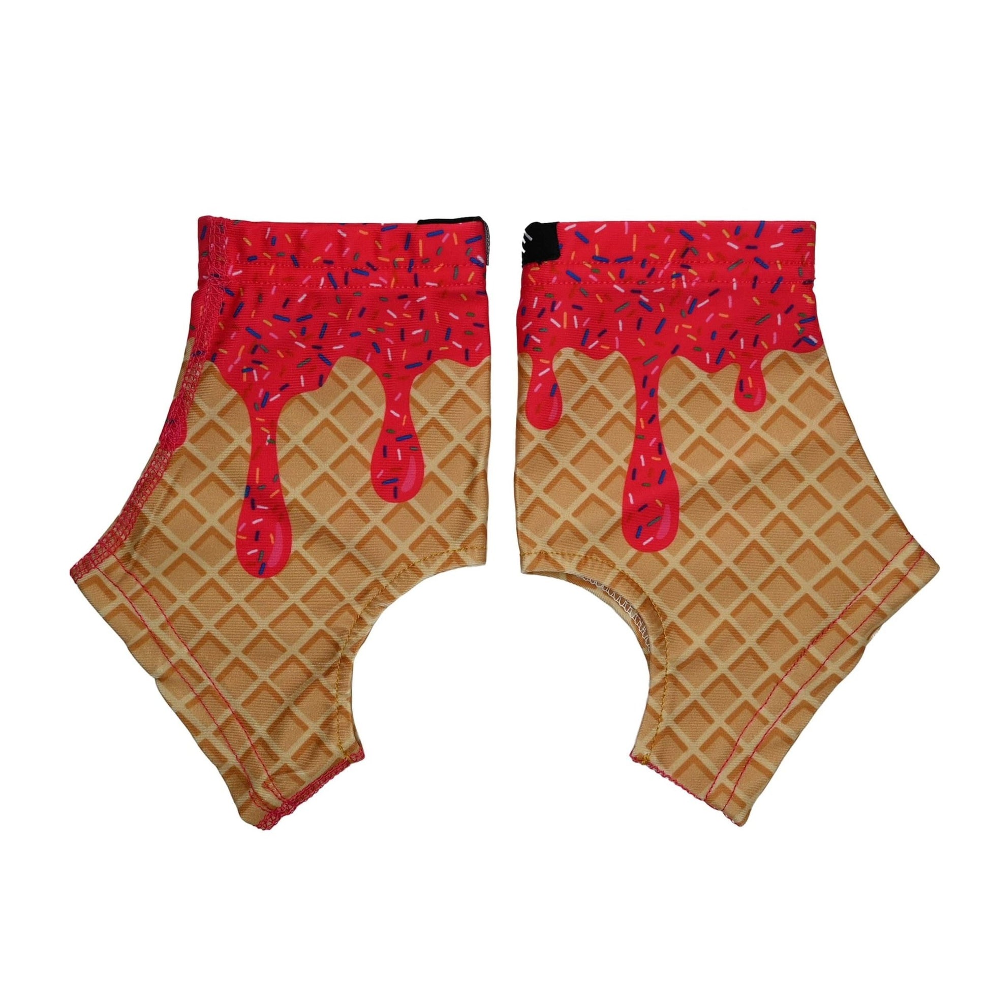 Pink Ice Cream Cleat Covers (Spats) - Grit Grind Strength