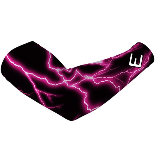 Pink Lightning Arm Sleeve - Grit Grind Strength