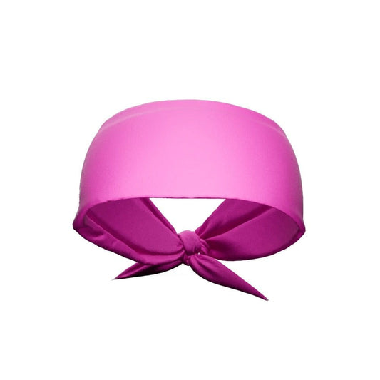 Pink Tie Headband - Grit Grind Strength