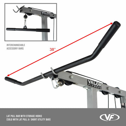 Plate Loaded Lat Pull Machine w/ Row and Ab Crunch - Grit Grind Strength