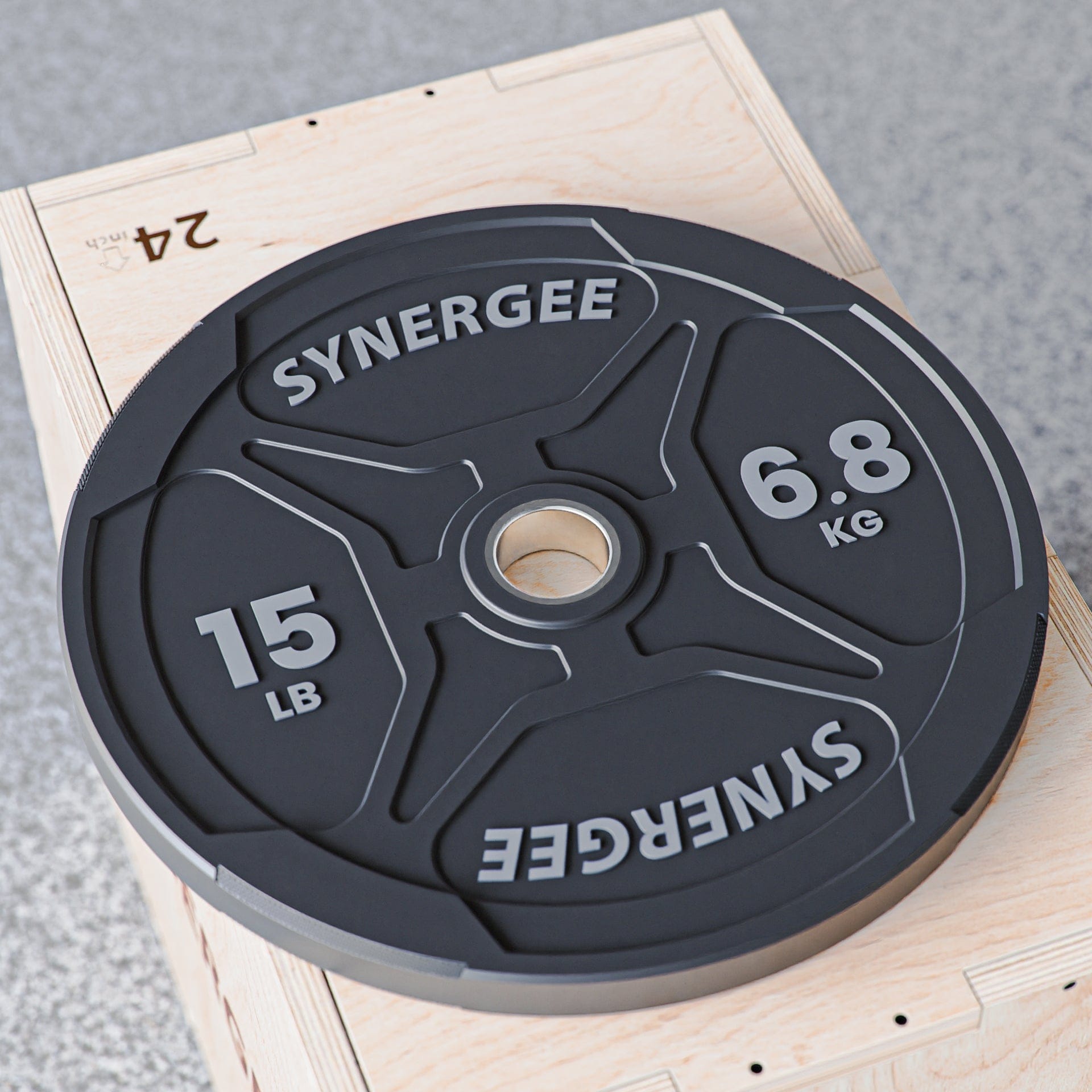 Synergee EZ Grip Bumper Plates - Grit Grind Strength