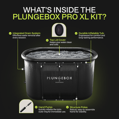 PlungeBox XL: Lay - Flat Cold Tub - Grit Grind Strength