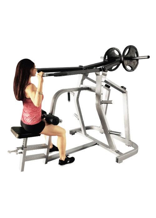Power Leverage Iso Lateral Lat Pulldown - Muscle D Fitness - 11 Gauge Steel - Weight Storage Pegs - Grit Grind Strength