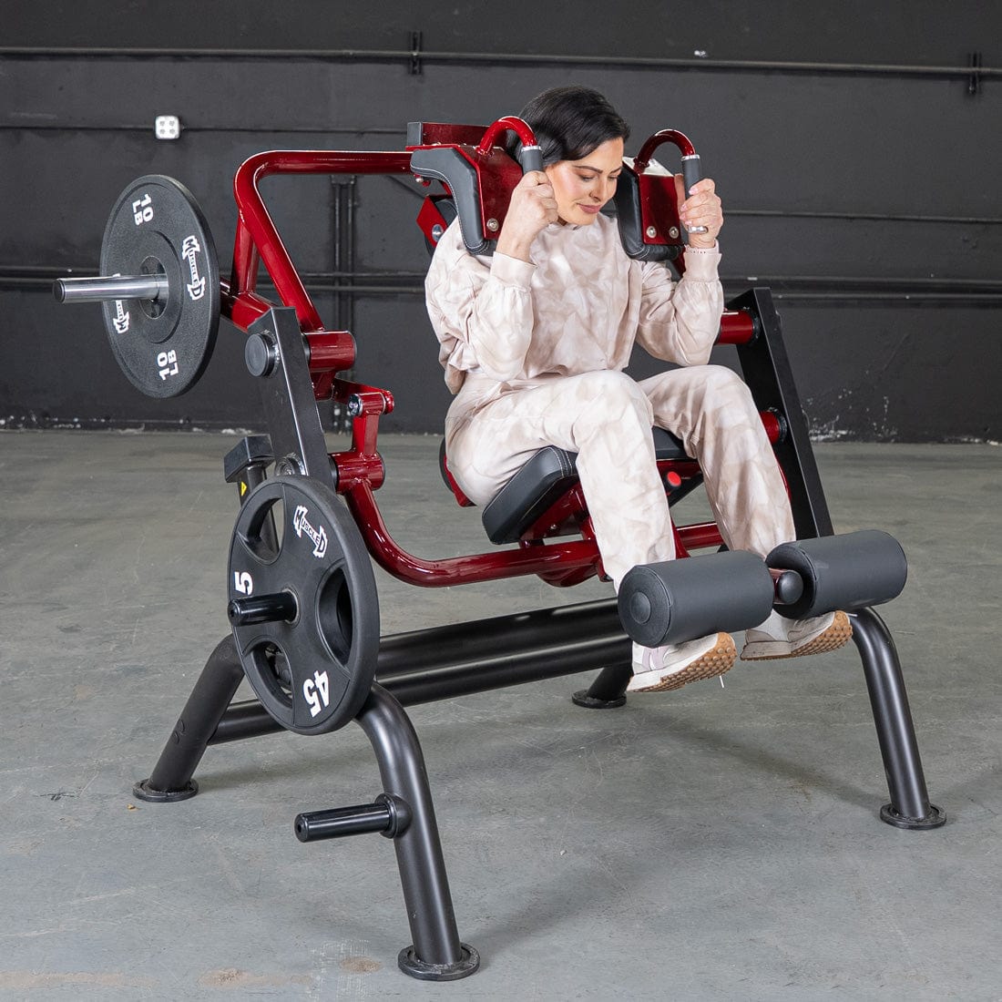 Power Leverage V2 Abdominal Crunch - Muscle D Fitness - Grit Grind Strength