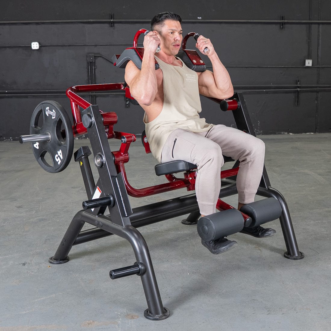 Power Leverage V2 Abdominal Crunch - Muscle D Fitness - Grit Grind Strength