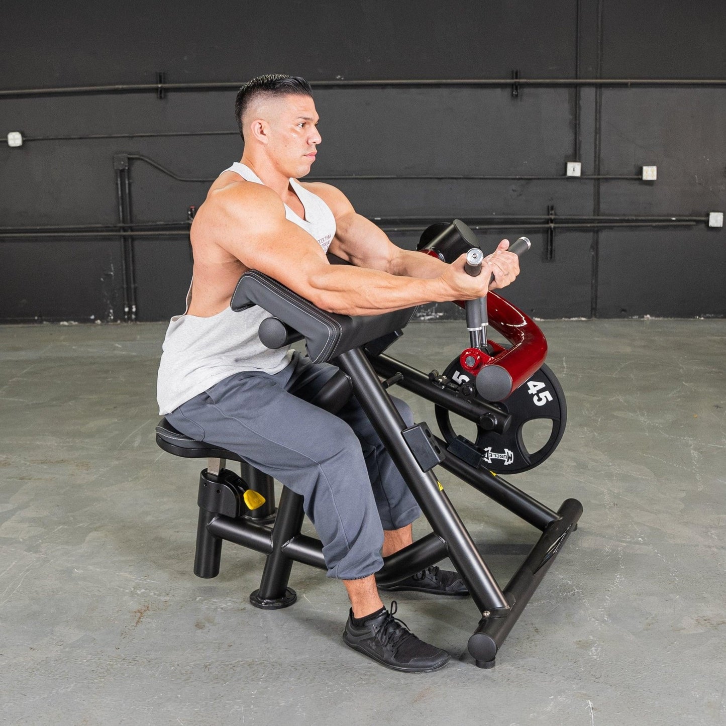 Power Leverage V2 Biceps Curl / Preacher Curl - Muscle D Fitness - Grit Grind Strength