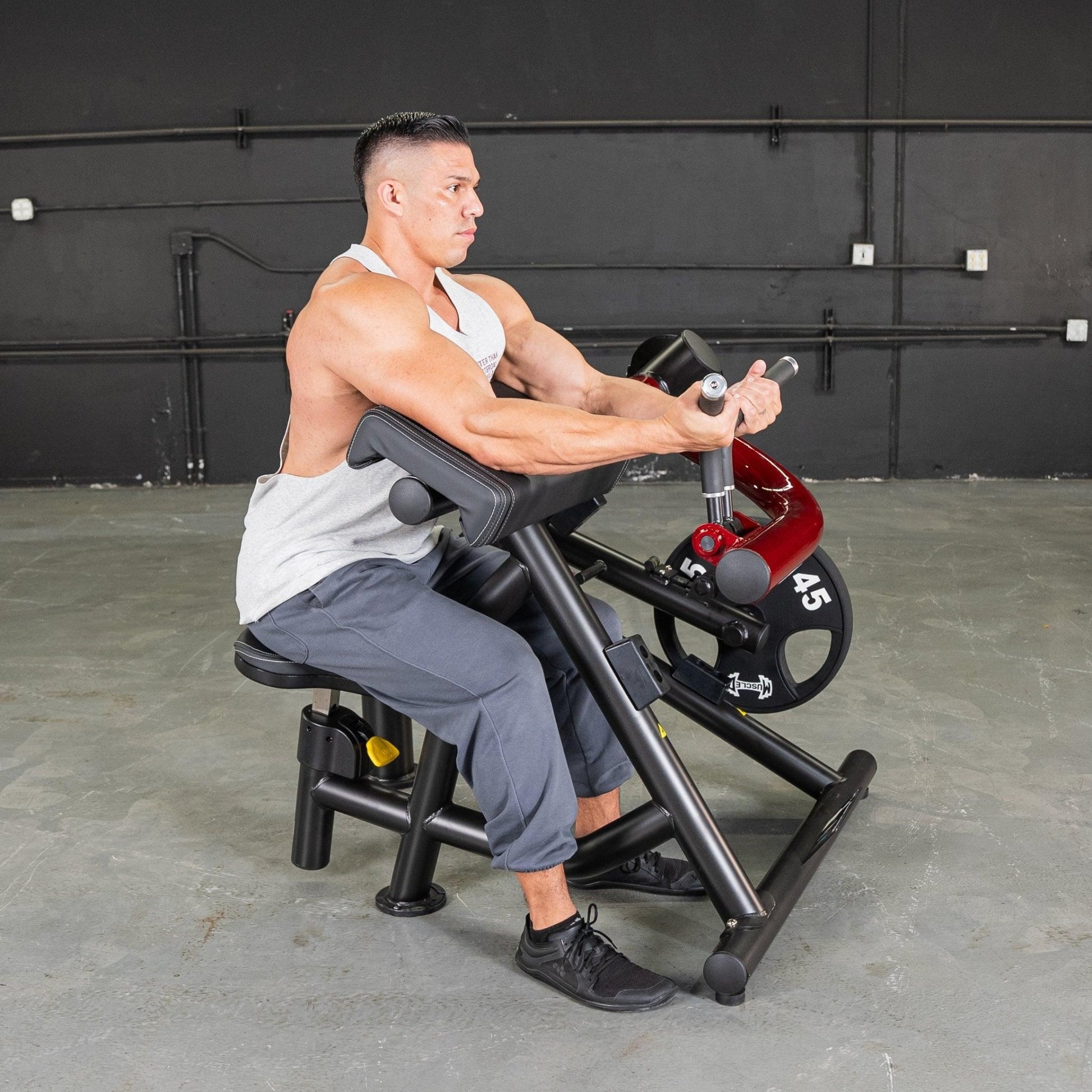 Power Leverage V2 Biceps Curl / Preacher Curl - Muscle D Fitness - Grit Grind Strength