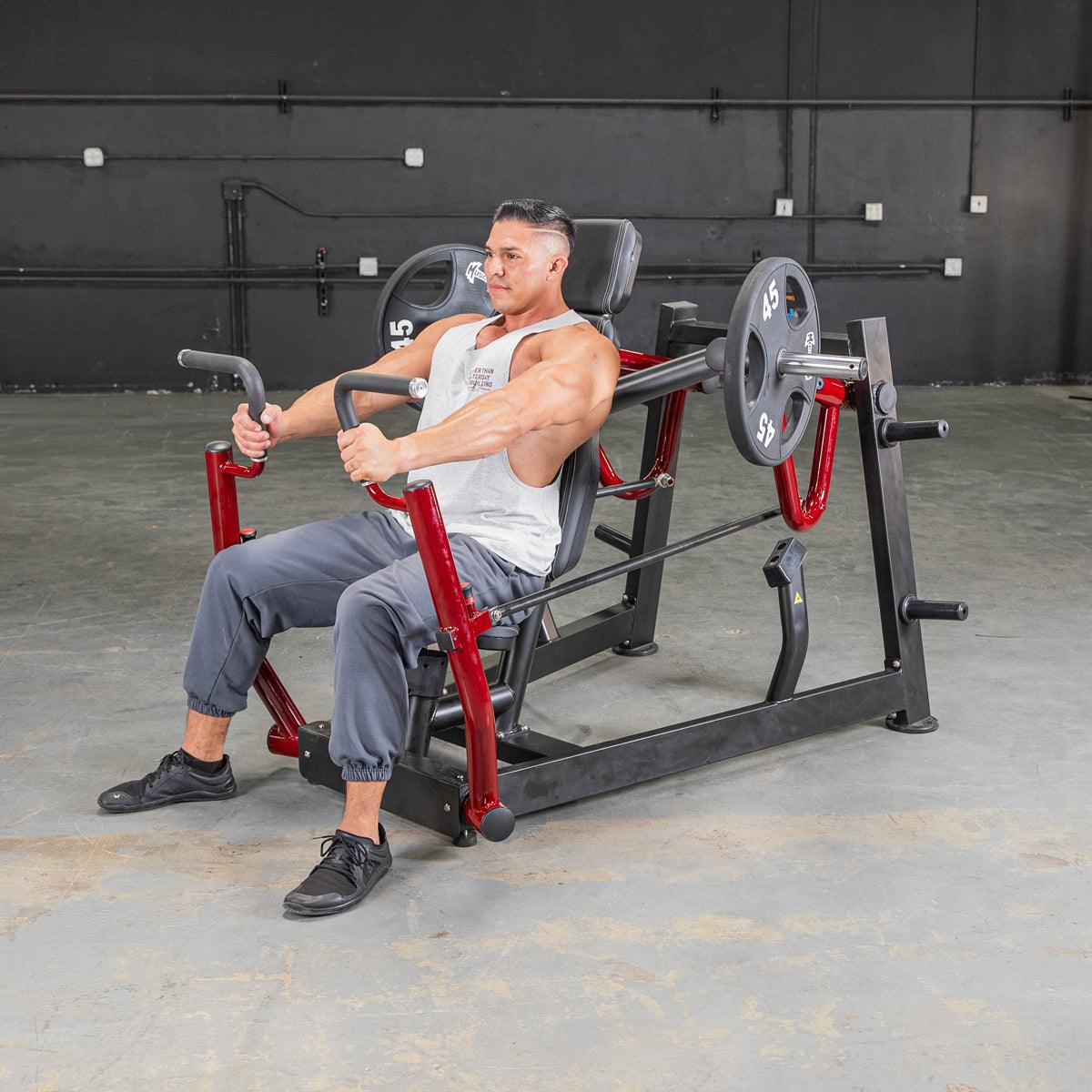 Power Leverage V2 Chest Press - Muscle D Fitness - Grit Grind Strength
