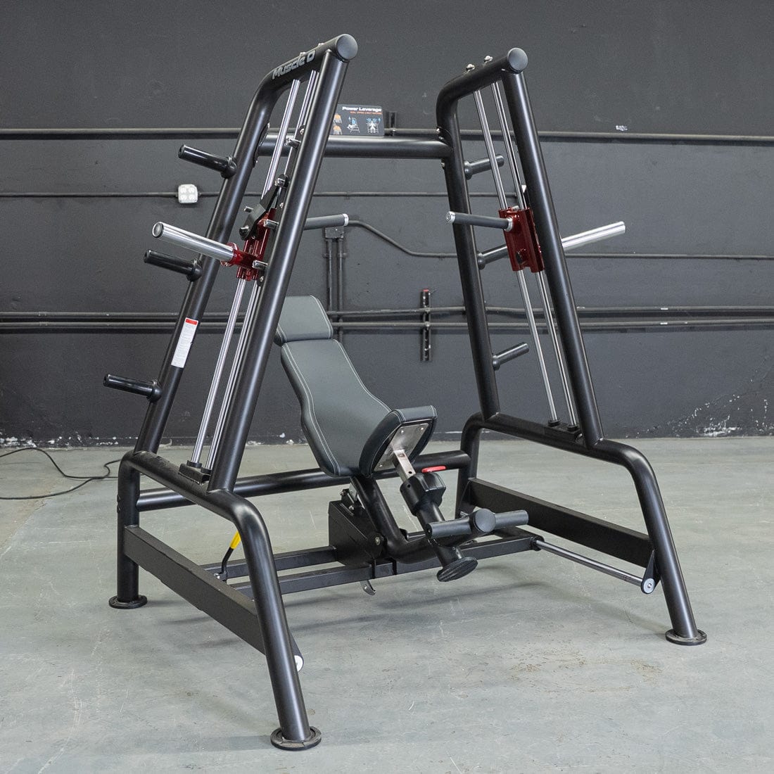 Power Leverage V2 Convergent Bench - Muscle D Fitness - Incline, Shoulder Press - Grit Grind Strength