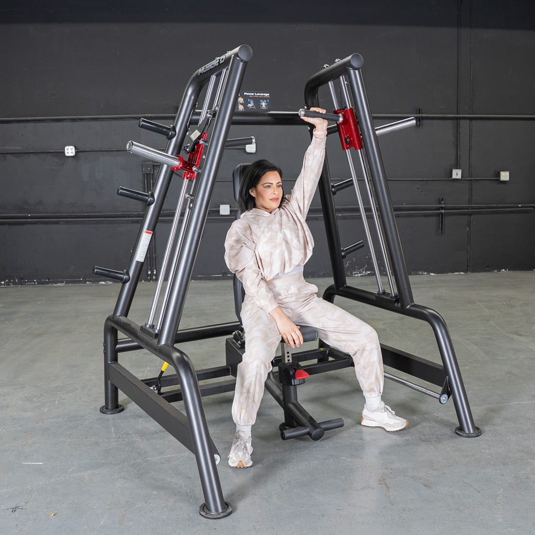 Power Leverage V2 Convergent Bench - Muscle D Fitness - Incline, Shoulder Press - Grit Grind Strength