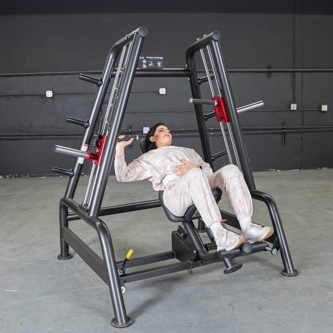 Power Leverage V2 Convergent Bench - Muscle D Fitness - Incline, Shoulder Press - Grit Grind Strength