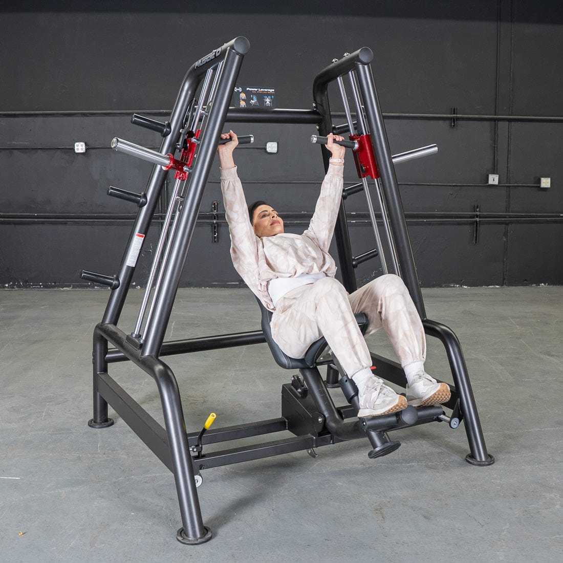 Power Leverage V2 Convergent Bench - Muscle D Fitness - Incline, Shoulder Press - Grit Grind Strength