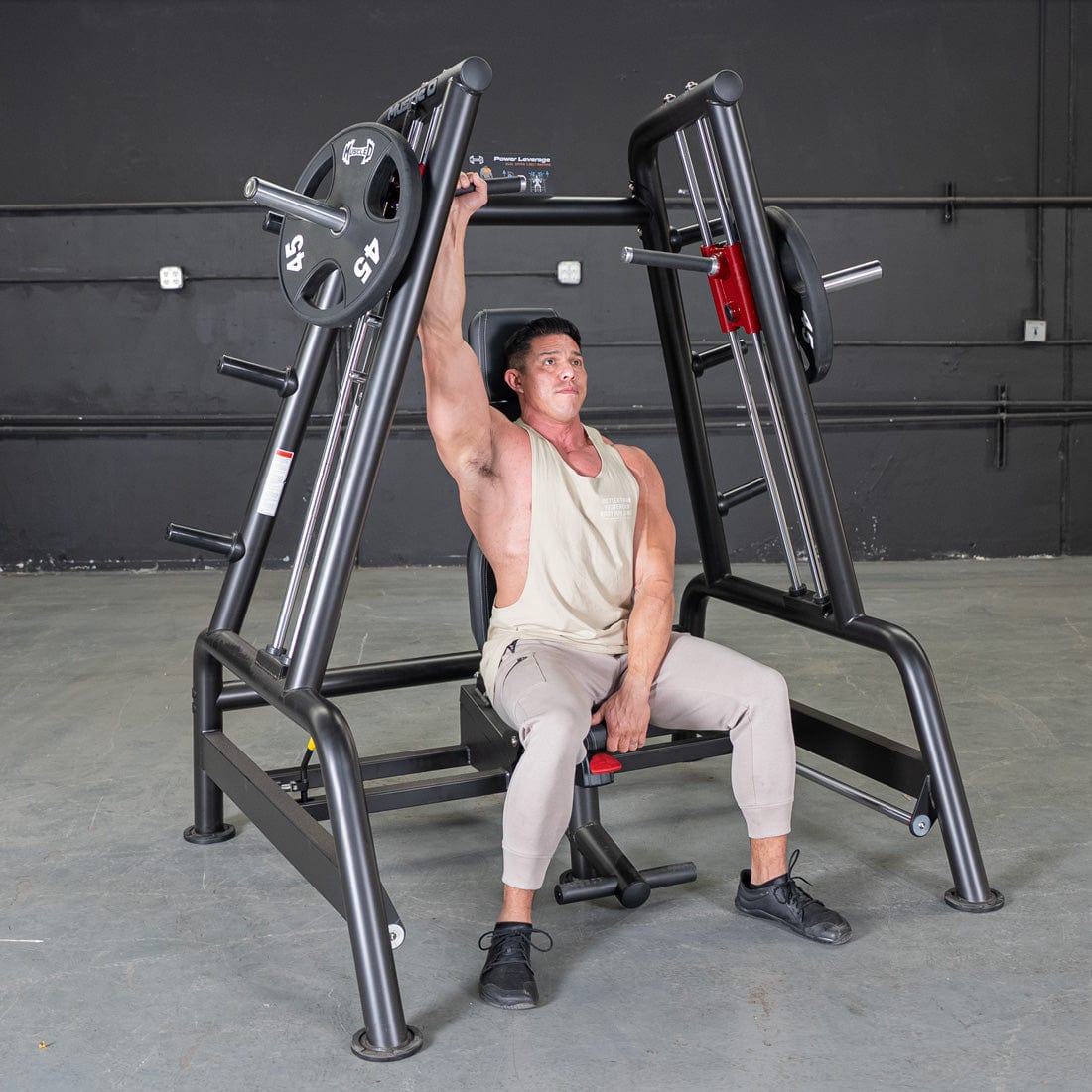 Power Leverage V2 Convergent Bench - Muscle D Fitness - Incline, Shoulder Press - Grit Grind Strength