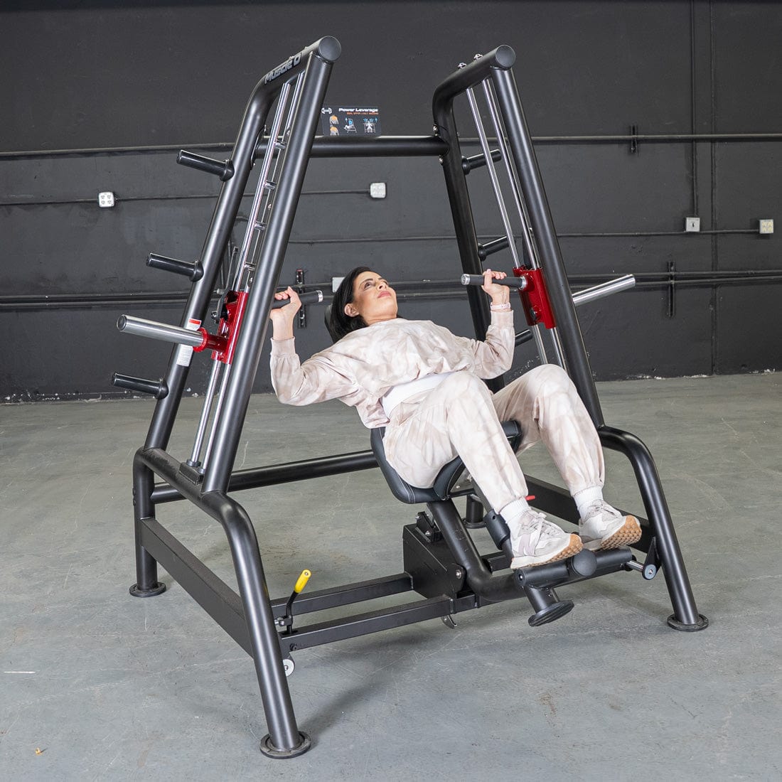 Power Leverage V2 Convergent Bench - Muscle D Fitness - Incline, Shoulder Press - Grit Grind Strength