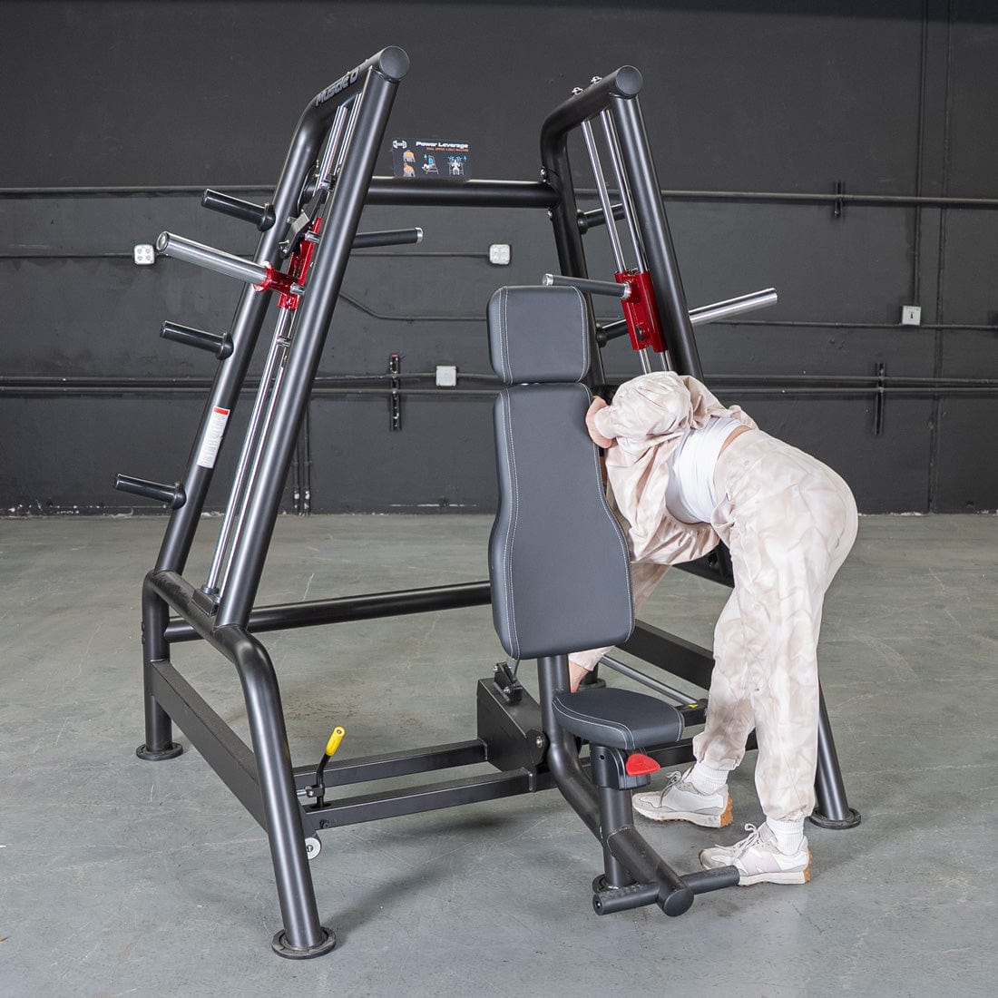 Power Leverage V2 Convergent Bench - Muscle D Fitness - Incline, Shoulder Press - Grit Grind Strength