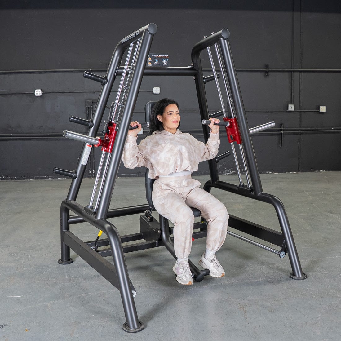 Power Leverage V2 Convergent Bench - Muscle D Fitness - Incline, Shoulder Press - Grit Grind Strength