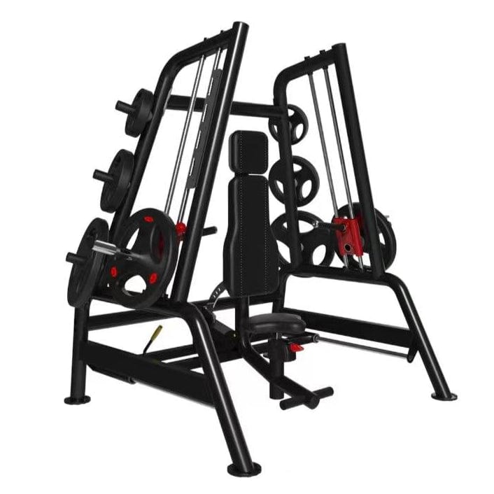 Power Leverage V2 Convergent Bench - Muscle D Fitness - Incline, Shoulder Press - Grit Grind Strength