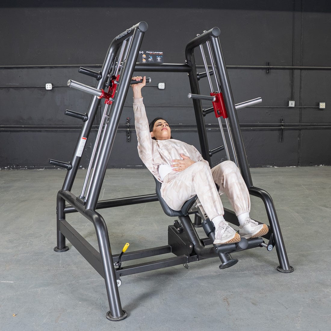Power Leverage V2 Convergent Bench - Muscle D Fitness - Incline, Shoulder Press - Grit Grind Strength