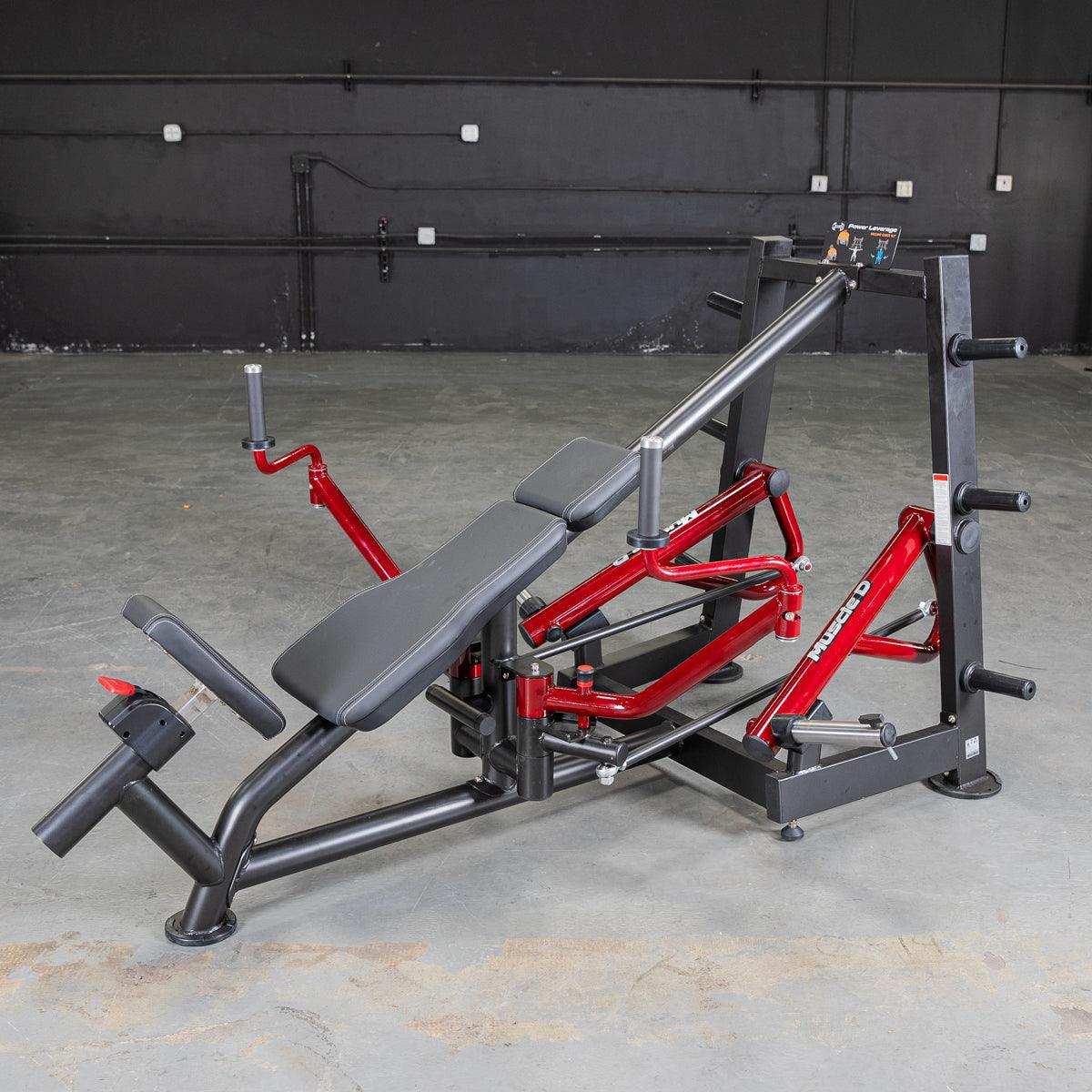 Power Leverage V2 Decline Chest Fly / Most Muscular Machine - Muscle D Fitness - Grit Grind Strength