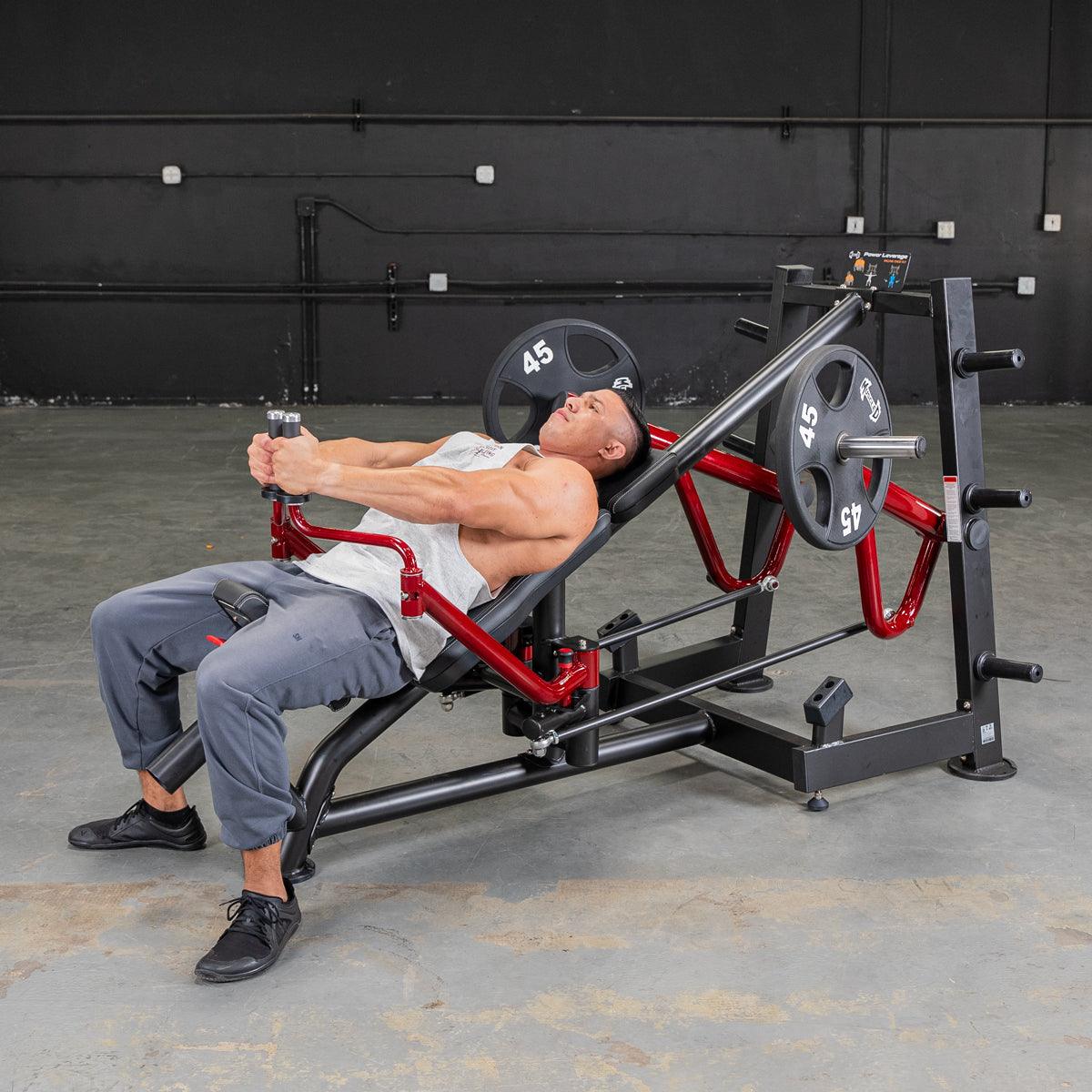 Power Leverage V2 Decline Chest Fly / Most Muscular Machine - Muscle D Fitness - Grit Grind Strength