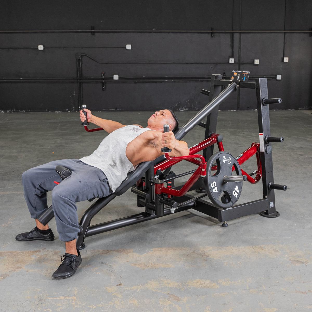 Power Leverage V2 Decline Chest Fly / Most Muscular Machine - Muscle D Fitness - Grit Grind Strength