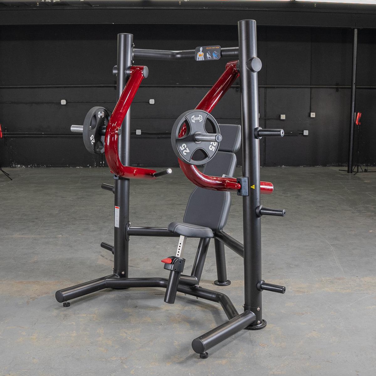 Power Leverage V2 Decline Chest Press - Muscle D Fitness - Grit Grind Strength