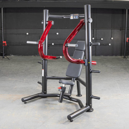 Power Leverage V2 Decline Chest Press - Muscle D Fitness - Grit Grind Strength