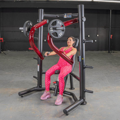 Power Leverage V2 Decline Chest Press - Muscle D Fitness - Grit Grind Strength
