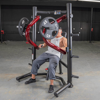 Power Leverage V2 Decline Chest Press - Muscle D Fitness - Grit Grind Strength