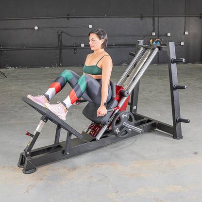 Power Leverage V2 Hack Squat / Calf Raise - Muscle D Fitness - Grit Grind Strength