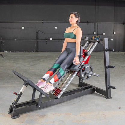 Power Leverage V2 Hack Squat / Calf Raise - Muscle D Fitness - Grit Grind Strength