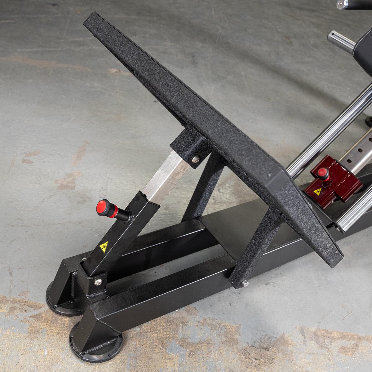 Power Leverage V2 Hack Squat / Calf Raise - Muscle D Fitness - Grit Grind Strength