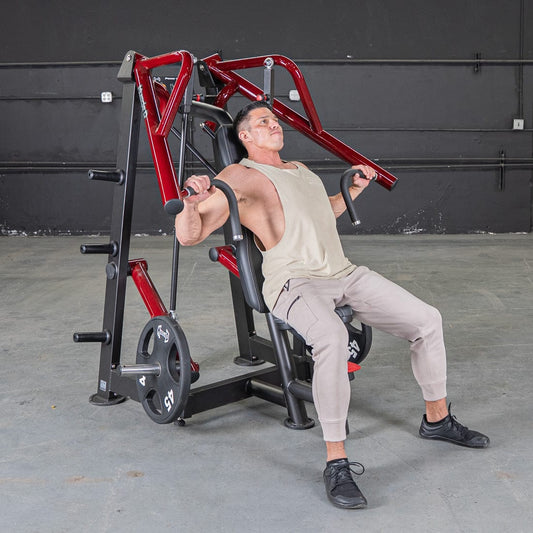 Power Leverage V2 Incline Chest Press - Muscle D Fitness - Grit Grind Strength