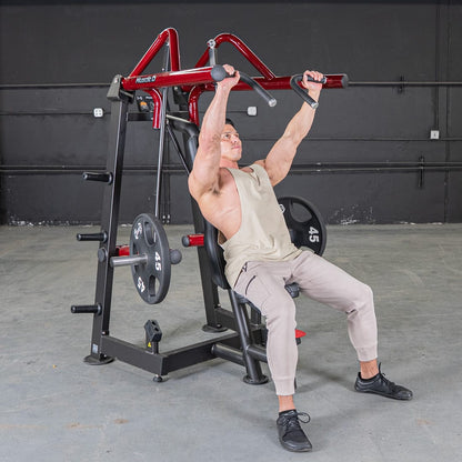 Power Leverage V2 Incline Chest Press - Muscle D Fitness - Grit Grind Strength