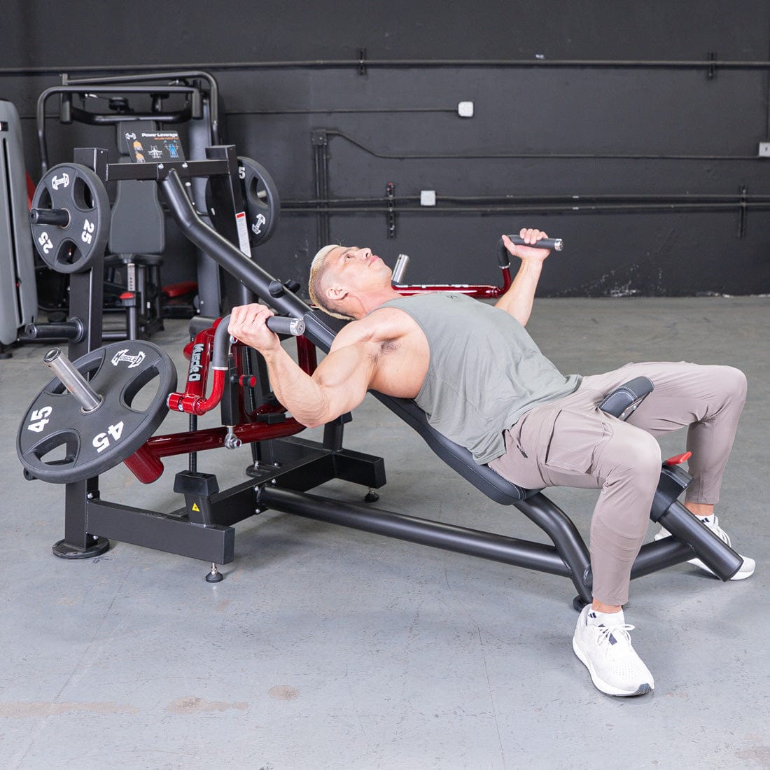 Power Leverage V2 Incline Pec Fly | Iso - Lateral Chest Machine – Muscle D Fitness - Grit Grind Strength