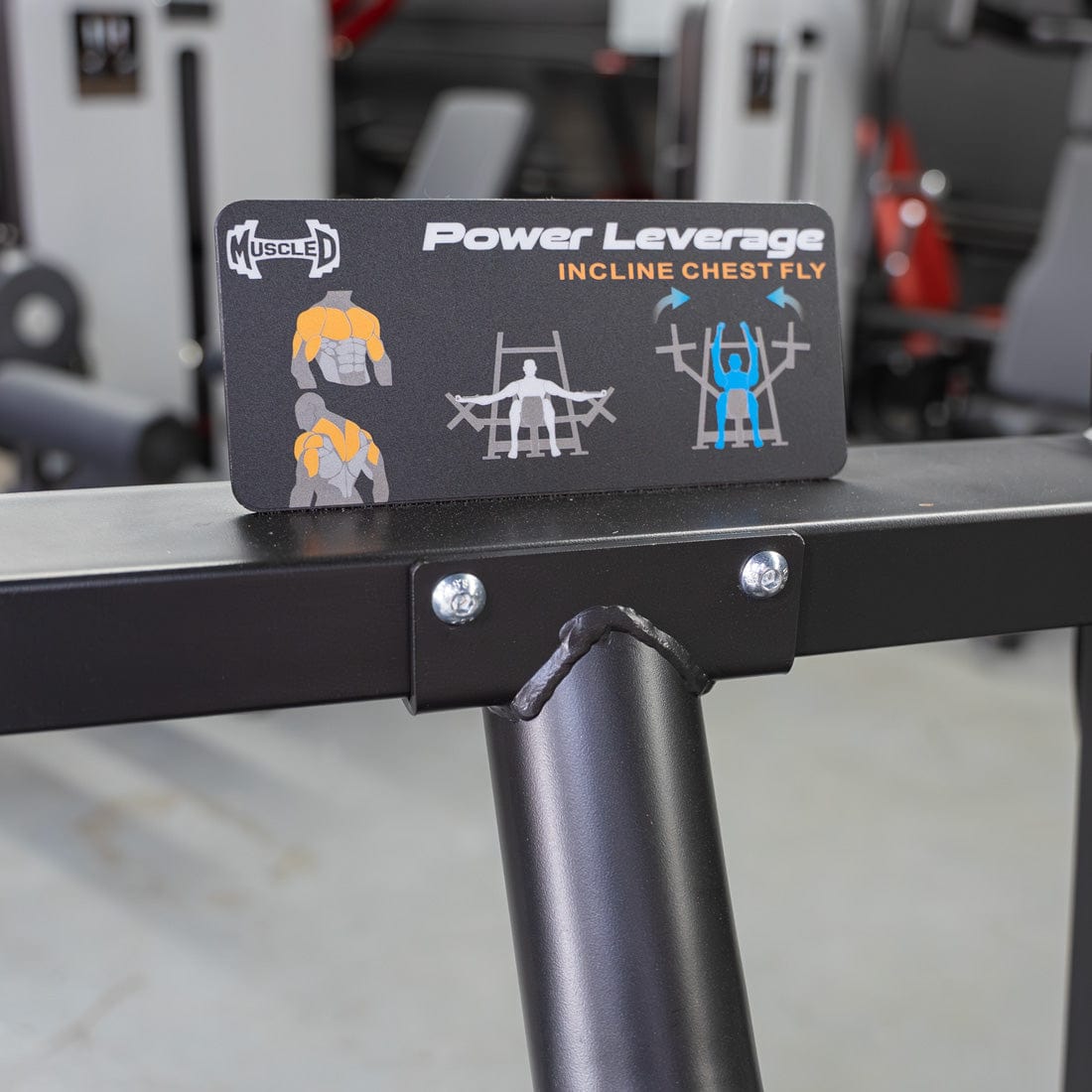 Power Leverage V2 Incline Pec Fly | Iso - Lateral Chest Machine – Muscle D Fitness - Grit Grind Strength