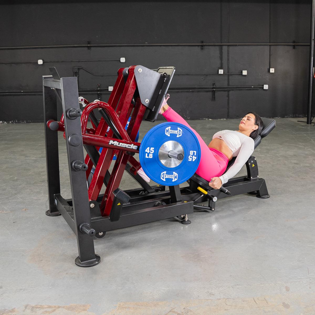 Power Leverage V2 Iso Lateral 45 Degree Leg Press - Muscle D Fitness - Grit Grind Strength