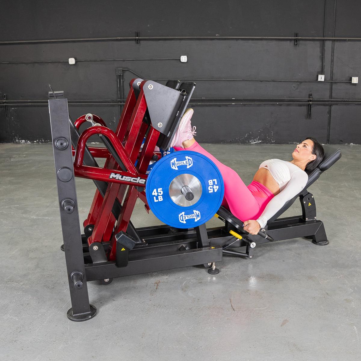 Power Leverage V2 Iso Lateral 45 Degree Leg Press - Muscle D Fitness - Grit Grind Strength