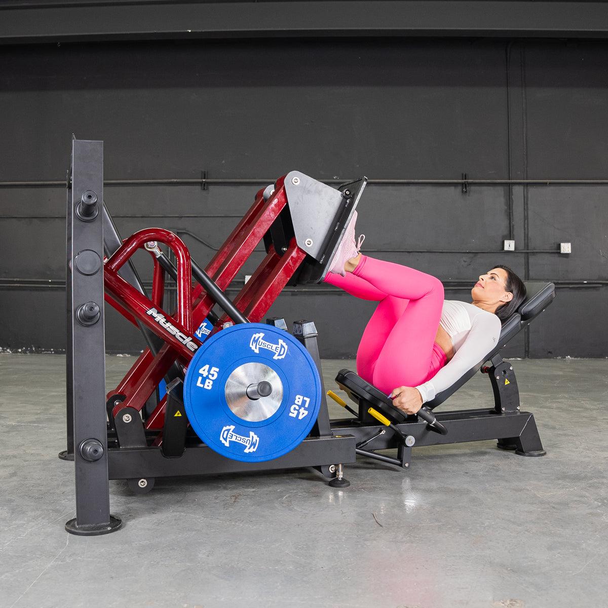 Power Leverage V2 Iso Lateral 45 Degree Leg Press - Muscle D Fitness - Grit Grind Strength