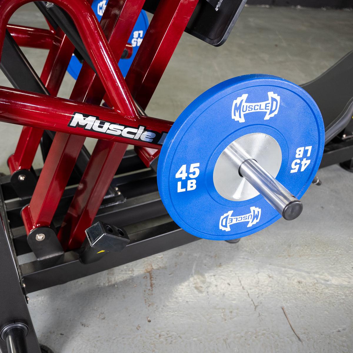 Power Leverage V2 Iso Lateral 45 Degree Leg Press - Muscle D Fitness - Grit Grind Strength