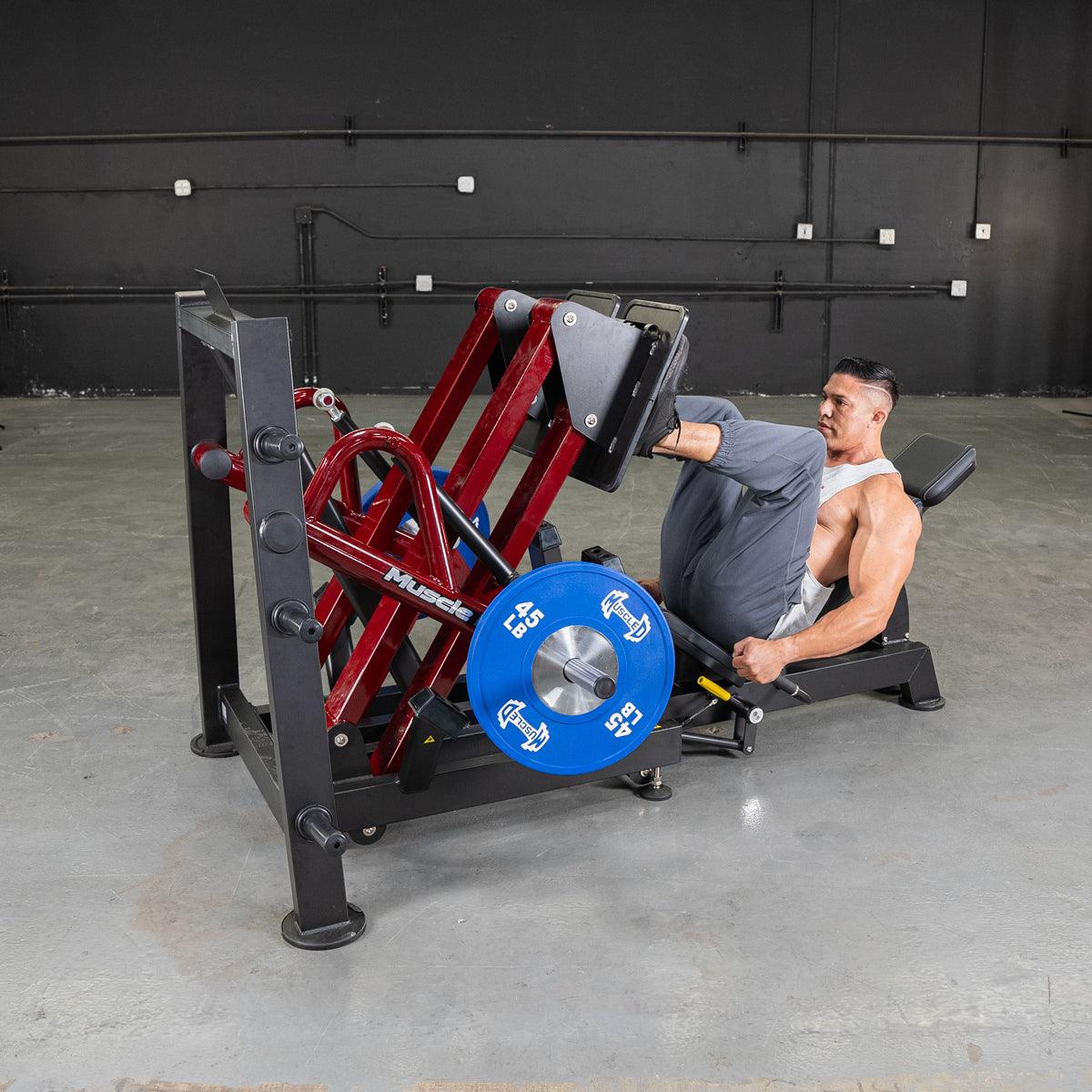 Power Leverage V2 Iso Lateral 45 Degree Leg Press - Muscle D Fitness - Grit Grind Strength