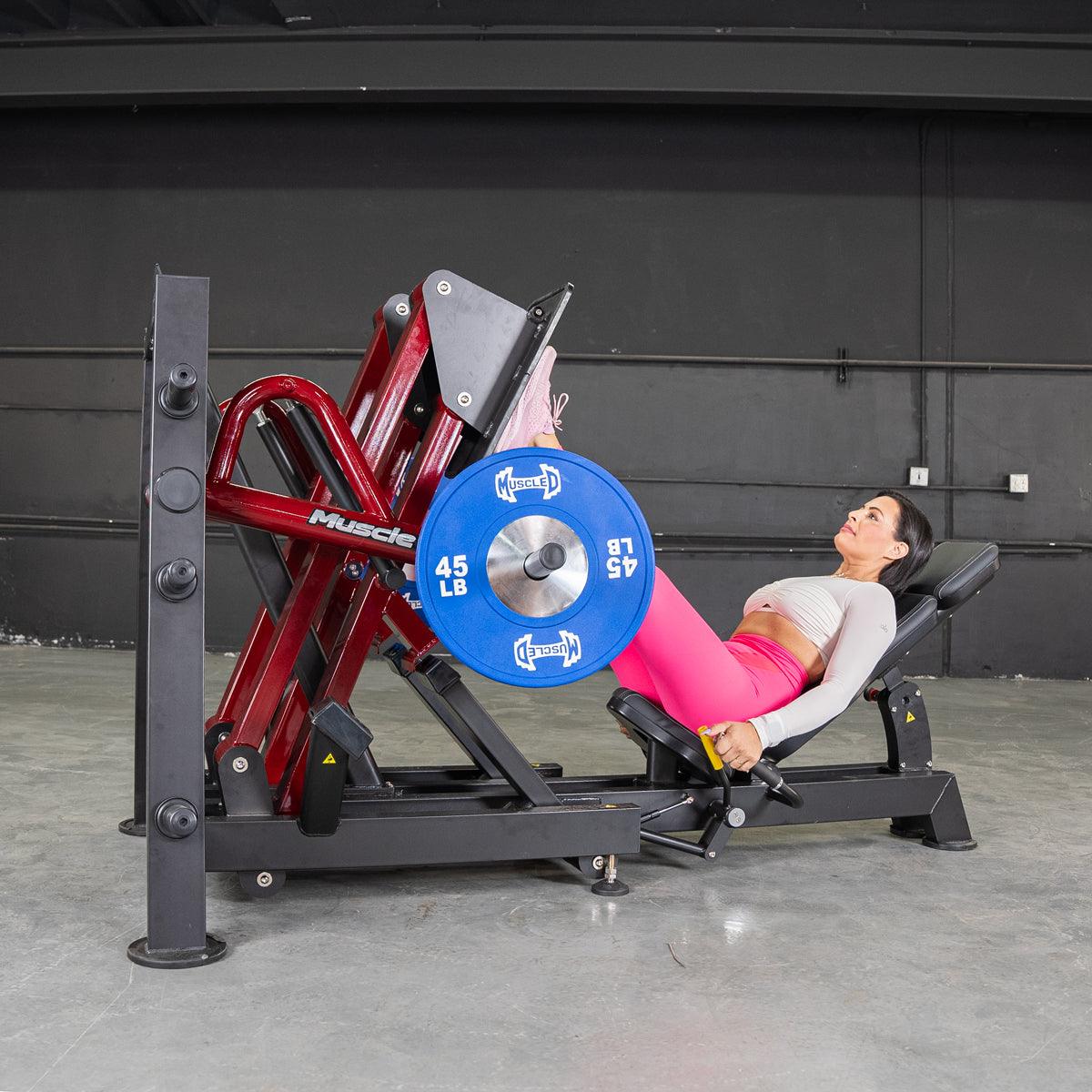 Power Leverage V2 Iso Lateral 45 Degree Leg Press - Muscle D Fitness - Grit Grind Strength